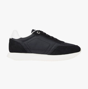 Tommy Hilfiger ESSENTIAL RUNNER Womens Sneakers Black - Shuperb