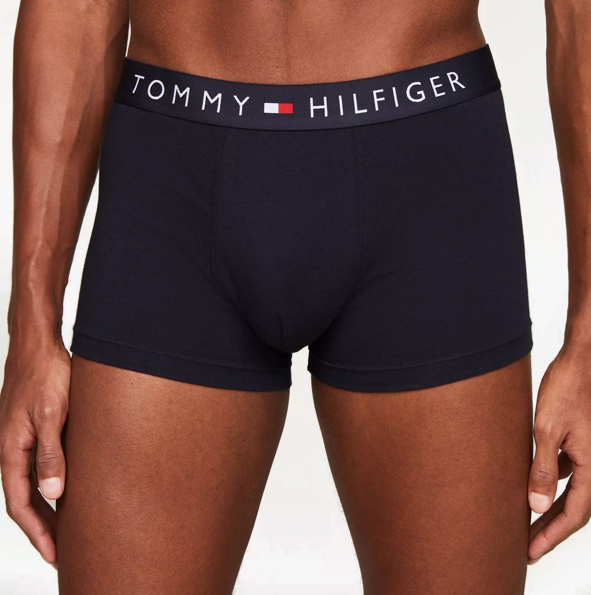 Tommy Hilfiger ORIGINAL LOGO 3 Pack Trunks Men Multicoloured Laser Pink/Desert Sky - Shuperb