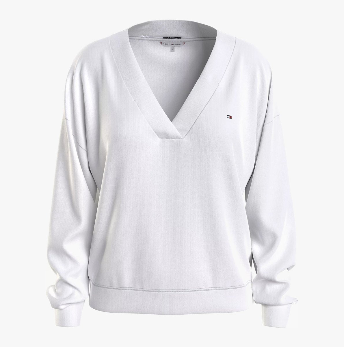 Tommy Hilfiger LS TOP Womens White - Shuperb