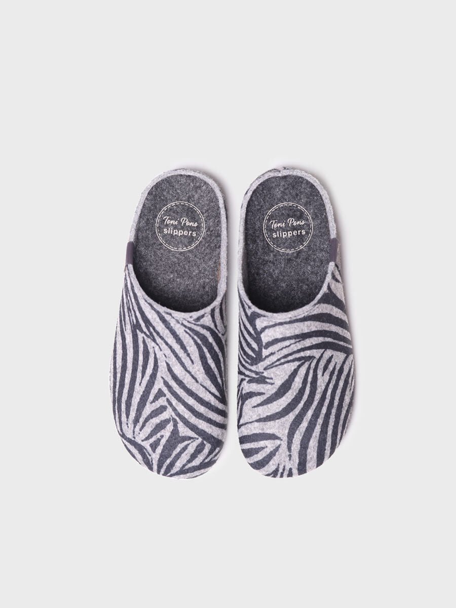 Toni Pons MAUI - NM Womens Slippers Zebra - Shuperb