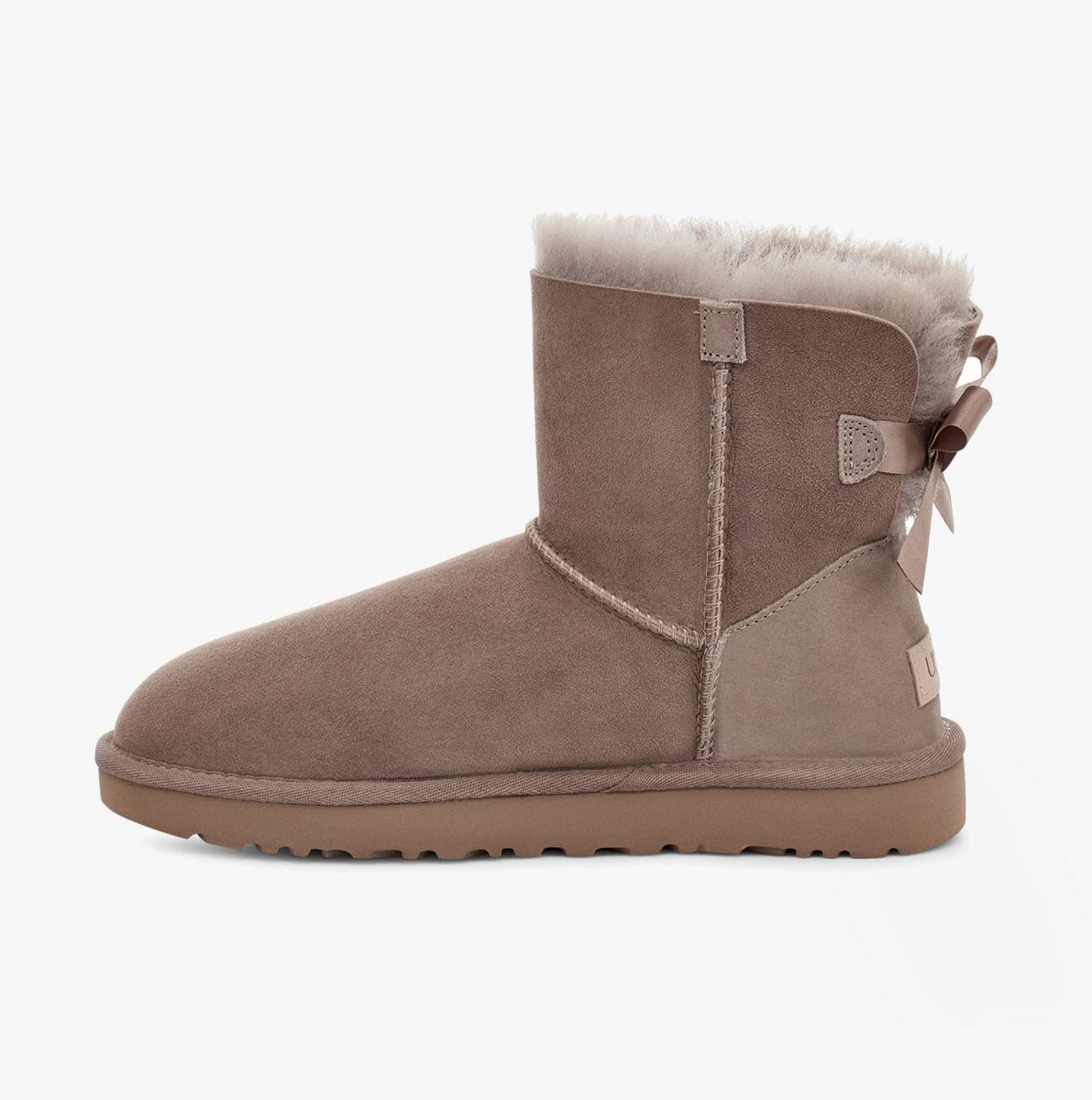 UGG MINI BAILEY BOW II Womens Classic Boots Caribou - Shuperb