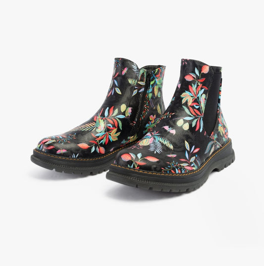 Westland PEYTON 02 Womens Boots Black Print - Shuperb